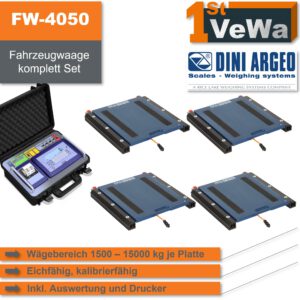 Fahrzeugwaage FW-4050 – mobil