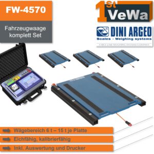 Fahrzeugwaage FW-4570 – mobil